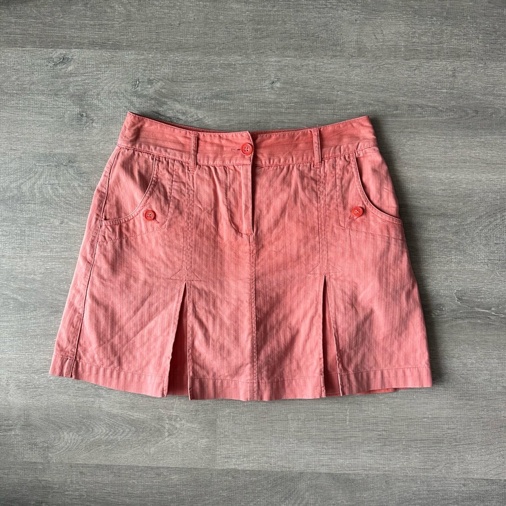 Vintage 90s Jessica Sport Coral Pleated Mini Skort